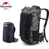 Naturehike Zaino da trekking Naturehike Borsa sportiva da esterno 60 + 5L Zaino dal design ergonomico di grande capacità Zaino da viaggio impermeabile - 40L Black