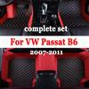 Tappetini per auto in pelle su misura per VW VW Passat B6 2007 2008 2009 2010 2011 tappeti tappeti tappetini accessori -