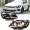 xunder Fari a LED per Volkswagen VW Golf VII Golf MK7 TSI TDI 2012-2017 Gruppo lampade anteriori dinamiche [Non adatto a GTI/R/GTD/MK7.5]