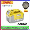 powtree Batteria da 20 V per batteria di ricambio Dewalt DCB200 DCB200 DCB101 DCB115 9000 MAH Batteria per elettroutensili per batterie agli ioni di litio Dewalt - Viola