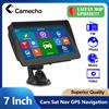 camecho Navigazione GPS per auto Camecho Touch screen da 7 pollici Navigatore GPS per camion Parasole Sat Nav 256M Navigatori GPS con mappa Europa