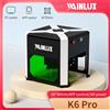 Wainlux incisore Laser K6 Mark stampante Cutter macchine per la lavorazione del legno plastica 3000mw Bluetooth Mini macchina per marcatura per incisione Laser -
