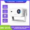 Magcubic 650ANSI L018 Proiettore domestico 8K Nativo 1080P Android 14 WiFi6 BT 5.4 Proiettore cinematografico portatile con 360 ° Correzione