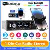 Leekooluu Car 1din Audio Radio Bluetooth Stereo lettore MP3 ricevitore FM supporto ricarica del telefono AUX/USB/TF Card con supporto per telefono
