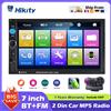 Hikity 7 "Autoradio lettore multimediale 2 Din Touch Screen Audio Stereo supporto Bluetooth Mirror-Link FM Autoradio - 7018B Only