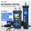 NOYAFA NF-8508 Tester per cavi di rete Localizzatore per cavi Ethernet con OPM VFL PoE Checker Misura la lunghezza Wiremap Tester Strumenti di rete - NF-8508