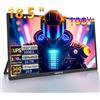 HGFRTEE Monitor portatile da 18,5 pollici 100 Hz con supporto per foro VESA Display esteso per giochi per PC ADS-IPS Supporto per schermo grande Tipo-C HDMI - B185-SZF00L1