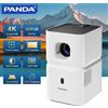 PANDA PF03 Proiettore Full HD portatile 4K 1280x720P Android Wifi6 LED Video Home Theater Cinema Telefono mini Proiettore Proiettore cinematografico - White