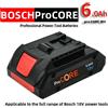 Other Batteria sostitutiva Bosch ProCORE serie Premium Nuova cella batteria 21700 adatta per BOSCH BAT609, BAT618, GBA18V8 18V - 3.0A fast charging