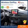 Road Top Interfaccia CarPlay wireless da strada per Audi A6 A7 RMC HN MHI2 2012-2018 con funzione di riproduzione per auto AirPlay Mirror Link Android Auto