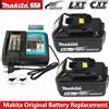 Makita Batteria ricaricabile originale Makita 18V 6Ah LXT BL1860B BL1860 BL1850 con sostituzione di utensili elettrici LED agli ioni di litio - Charger