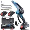Sega a catena elettrica da 6 pollici Sega a catena portatile portatile per albero Taglierina per legno Potatura Utensile elettrico da giardino Batteria Makita compatibile - 1 Battery