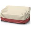 Copridivano da patio resistente Oxford 600D, copridivano da esterno a 2 posti, copertura impermeabile per mobili da giardino da patio per divanetto - 78x34x32in