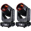 BAILIANGLIGHTS 2PCS 295W 14R Fascio Testa mobile RGBW DMX512 Luci da palcoscenico DMX Controllato Suono attivato Gioca a DJ Luce per la musica della festa nuziale
