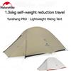 Naturehike Tenda da campeggio Naturehike Cloud Up Pro ultraleggera per 2 persone Tenda da 3 stagioni Tenda da trekking portatile da viaggio all'aperto con tappetino - Khaki