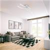 JOYINLED Lampadario a LED con design ondulato a 3 bracci in acrilico, plafoniera moderna per sala da pranzo, camera da letto, cucina, Hallwa -