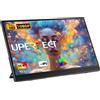 UPERFECT Monitor portatile da 15,6 pollici 1920*1080P 300cd/m2 Display esteso per laptop Secondo schermo XBox PS USB C Compatibile con HDMI -