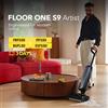 Tineco Floor One S9 Artist Aspirapolvere Lavapavimenti, Aspirazione di 22 kPa, 360° SmoothDrive, Anti-Tangle , Auto-Pulizia Flashdry a 85°C, 50 Minuti di Autonomia, 180° Lay-Flat -