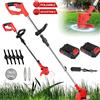 Tosaerba elettrico portatile ricaricabile regolabile pieghevole decespugliatore da giardino utensile elettrico domestico per batteria Makita 21V - 2 Battery