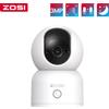 ZOSI C518 Telecamera IP di sicurezza intelligente Pan/Tilt per interni 2K 360 ° Baby Pet Monitor AI Human Tracking Telecamera di sorveglianza WiFi 2.4G/5G -