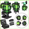 Seeiswork 16/12 linee Livello laser 4D linea verde Autolivellante 360 Orizzontale e verticale Livello laser super potente Livello laser a raggio verde -