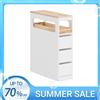 SoBuy BZR54 niche rack con 3 cassetti e 1 vassoio rimovibile da cucina con ripiano per carrello da bagno in rotolo