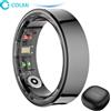 COLMI 2024 COLMI R09 Smart Ring Uomo Donna con custodia di ricarica, monitoraggio della salute e del sonno della temperatura corporea per telefono Xiaomi Samsung