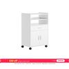 SoBuy FSB09 carrello da cucina, armadietto mobile, carrello per bevande, armadietto per microonde con un ripiano scorrevole