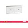 SoBuy FSR64 Panca per cassone ribaltabile con sedile per autocarro con ribaltabile e panca per scarpe con cuscino del sedile con 2 alette BHT ca. : 104x52x24 cm