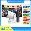 XGODY Proiettore LED XGODY 4K 1080p con luminosità da 12000 lumen, sistema home theater portatile WiFi 6 Bluetooth 5.0 per l'intrattenimento - BIANCO
