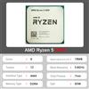 AMD Nuovo AMD Ryzen 5 5500 R5 5500 3,6 GHz 6-Core 12-Thread CPU 7NM L3 = 16M 100-000000457 Presa AM4 ma senza dispositivo di raffreddamento -