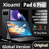 2025 Nuovo Originale Mi Pad 6 Pro Tablet Android 14 11 "Pollici 16GB + 1TB 5G Dual SIM Telefonata GPS Bluetooth WiFi Google Tablette PC - Blue Add Keyboard