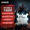 AMD Ryzen 5 7400F AMD R5 7400F CPU Processore desktop sbloccato a 6 core 12 thread 4,7 GHz Socket AM5 CPU da gioco senza confezione -