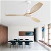 Sofucor Ventilatore da soffitto moderno Sofucor da 52 pollici con velocità del vento elevata a 6 velocità con telecomando -