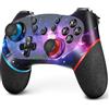 AceGamer Controller wireless AceGamer Nebula Design per Switch/Lite/OLED, con doppia vibrazione/Turbo/Funzione ergonomica - Nebula