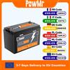 PowMr 300AH 200AH 150AH 100AH Lifepo4 Batteria 12V 24V Batteria al litio solare ricaricabile BMS Grado A 6000+ Ciclo