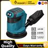Podofo Levigatrice a nastro elettrica spazzolata a 3 velocità 125mm Cordless Ceretta Lucidatrice Levigatrice Levigatrice Smerigliatrice per legno Rimozione ruggine - No Battery