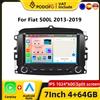 Podofo CarPlay Android Radio Per Fiat 500L 2013-2019 Auto Sistema Intelligente 2din GPS Stereo di Navigazione RDS Multimedia Autoradio