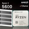 AMD R5 5600 Ryzen 5 5600 R5 5600 Nuova CPU da 3,5 GHz a 6 core e 12 thread 7NM L3 = 32M 100-000000927 Presa AM4 ma senza dispositivo di raffreddamento -