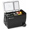 MUDIRO MR-Z55 Frigorifero per auto Frigo portatile da 55 litri Congelatore con compressore a doppia zona Dispositivo di raffreddamento elettrico per terreni, camper, camion -