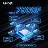 AMD NUOVO AMD R5 7500F L3 = 32M Socket AM5 3.7GHz 6-Core 12-Thread Processore 65W Applicabile a B650 Ryzen 5 7500F 5NM DDR5 Nessuna ventola -