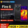DOOGEE Fire 6 Smartphone robusto con imaging termico 16 GB (6 + 10) 256 GB Display da 6,56 pollici Fotocamera da 50 MP 10400 mAh/18 W Android 14 Cellulare - Blue