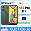 Blackview A52 Pro [nessun caricabatterie UE] 8 GB (4 + 4) Smartphone da 128 GB Schermo HD + da 6,5 pollici 5180 mAh 13 MP 4G Android 13 Telefono cellulare Dual SIM - green