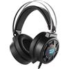 REDRAGON Cuffie da gioco Redragon H314 RGB: cuffie per computer cablate con driver da 40 mm, connessione USB, design leggero e morbida PU Lea -