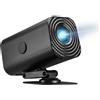 Bytelike Proiettore domestico HD 1080P Mini proiettore 3D portatile Specchio per schermo wireless e cablato per telefono cellulare Wi-Fi HDMI/USB/A - White
