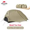 Naturehike Tenda da campeggio Naturehike Star River UL Tenda da viaggio per escursionismo all'aperto ultraleggera portatile in nylon 15D impermeabile per 2 persone - Gray