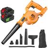 SEEISWORK Soffiatore per foglie a batteria Soffiatore elettrico ad alta potenza Efficiente soffiaggio di polvere di neve per foglie per Makita 21V