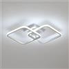 Riserva Plafoniera moderna quadrata, lampadari a LED, lampada da soffitto in acrilico da 42 W per cucina, sala da pranzo, soggiorno, studio, ufficio, 6500 K