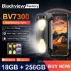Blackview BV7300 Telefono robusto 18 GB (6+12) 256 GB Doppia luce da campeggio Chiama telefono Helio G81 Octa Core 15000 mAh Smartphone Android 14 - Black