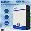 EASUN POWER Batteria EASUN 48V LiFePo4 Batteria 100AH/200AH 5KWH 10KWH Montaggio a parete al litio ferro fosfato BMS 16S 51.2V Accumulo di energia